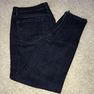 LOFT Modern Skinny Ankle Zip Jeans Size 8